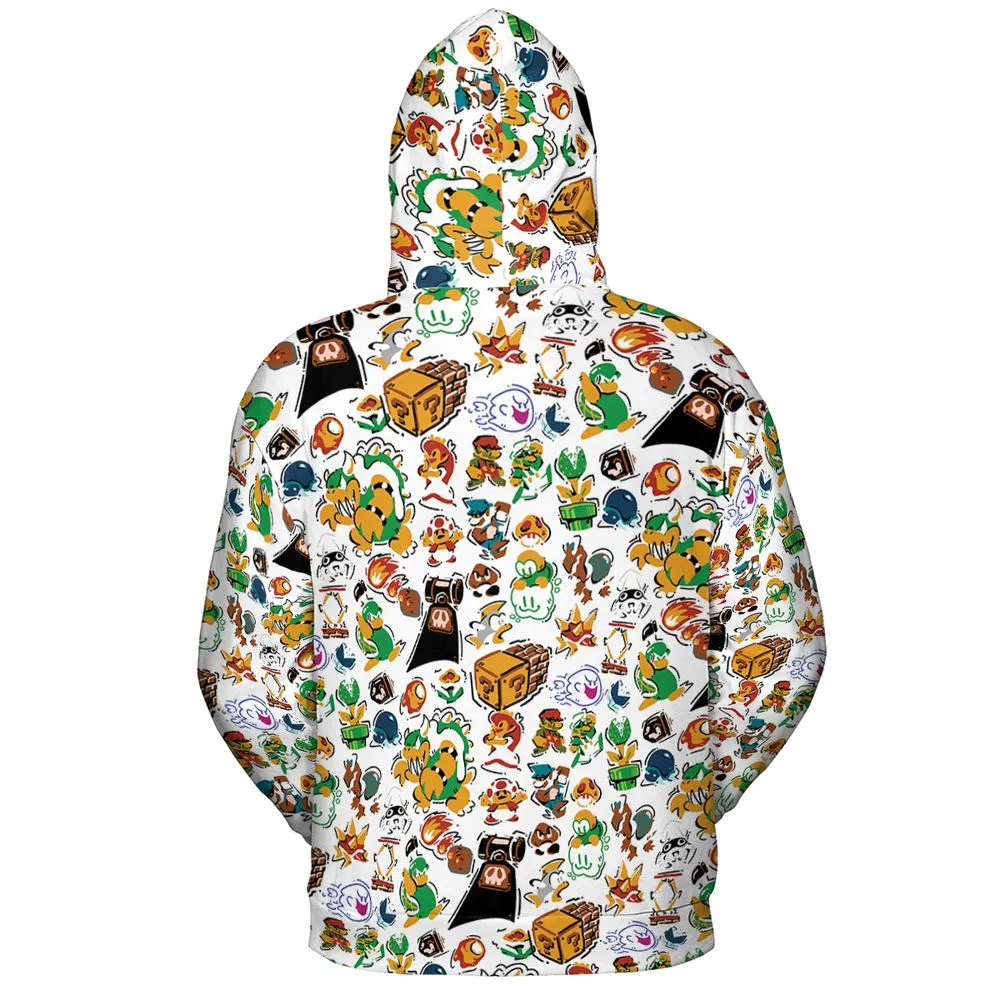 All-over Print Hoodie - EW67QG1L -  - 4
