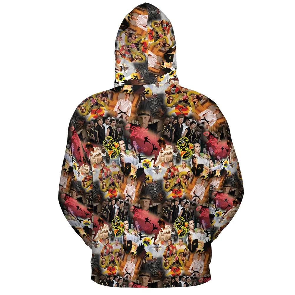Power Fit Cobra Kai All-over Print Hoodie - 4