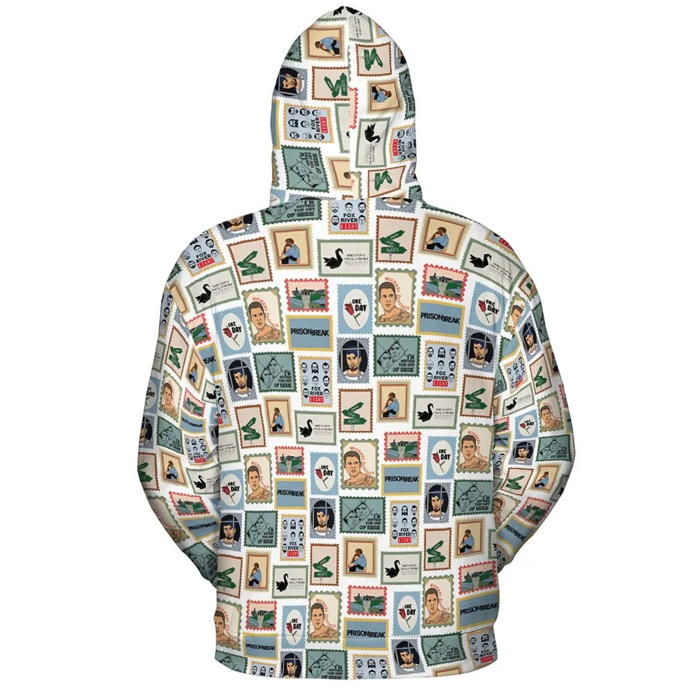 All-over Print Hoodie - 5GSD8PET -  - 4