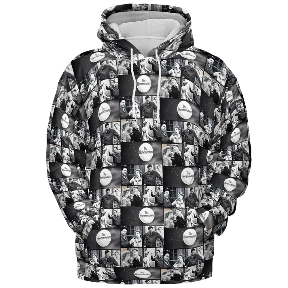 Vintage Vibes The Honeymooners All-over Print Hoodie - 2