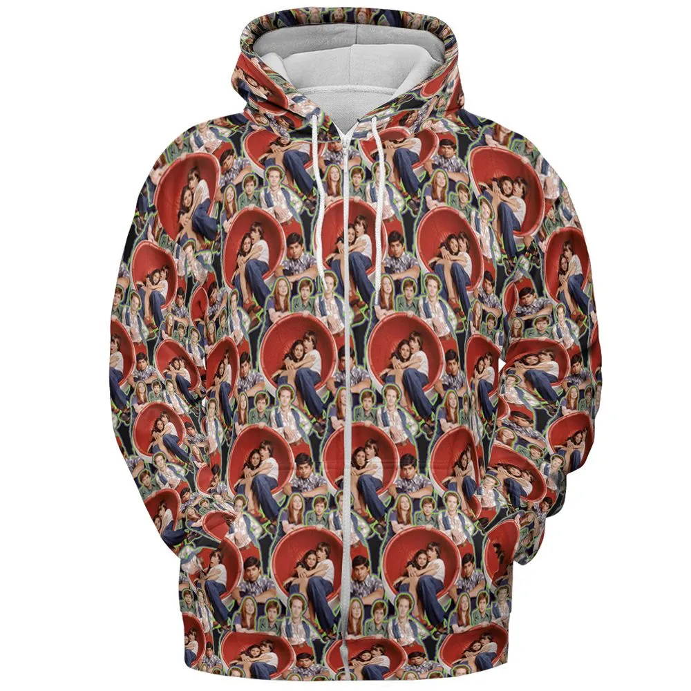 All-over Print Hoodie - 6SWCZ1M7 -  - 3