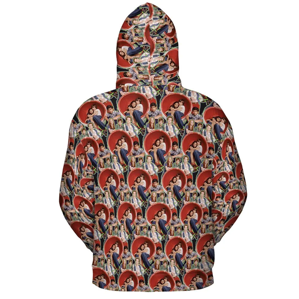 All-over Print Hoodie - 6SWCZ1M7 -  - 4