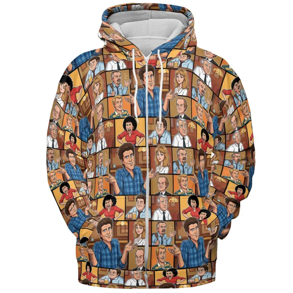All-over Print Hoodie - C96L81D1 -  - 3