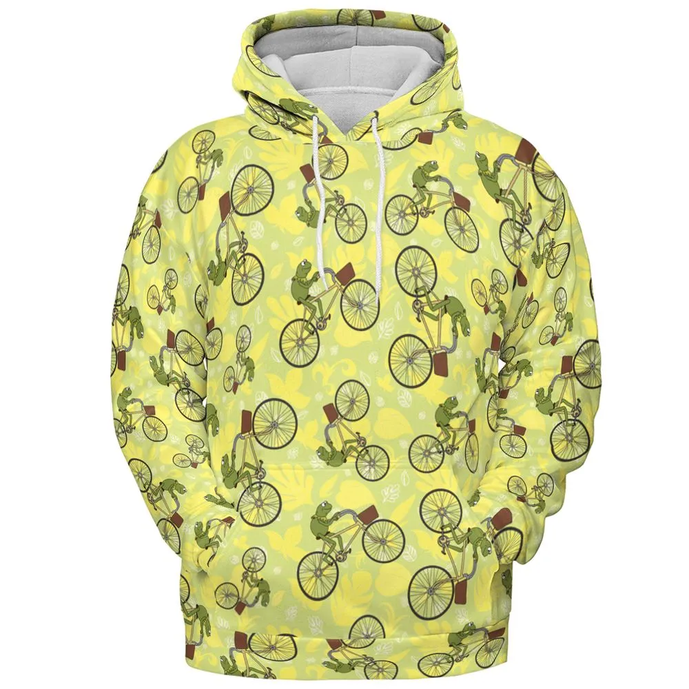 Kermit riding a bike -  - 2