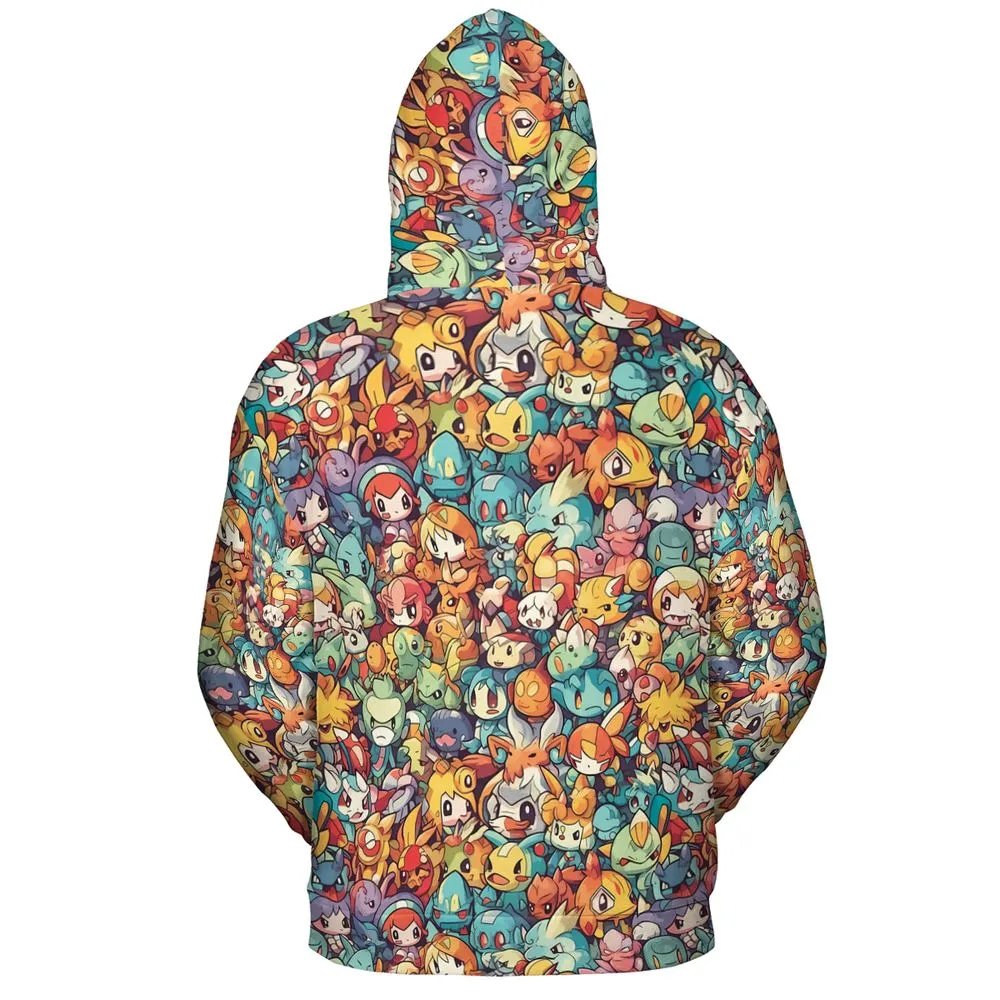 All-over Print Hoodie - 58DQKZSV -  - 4