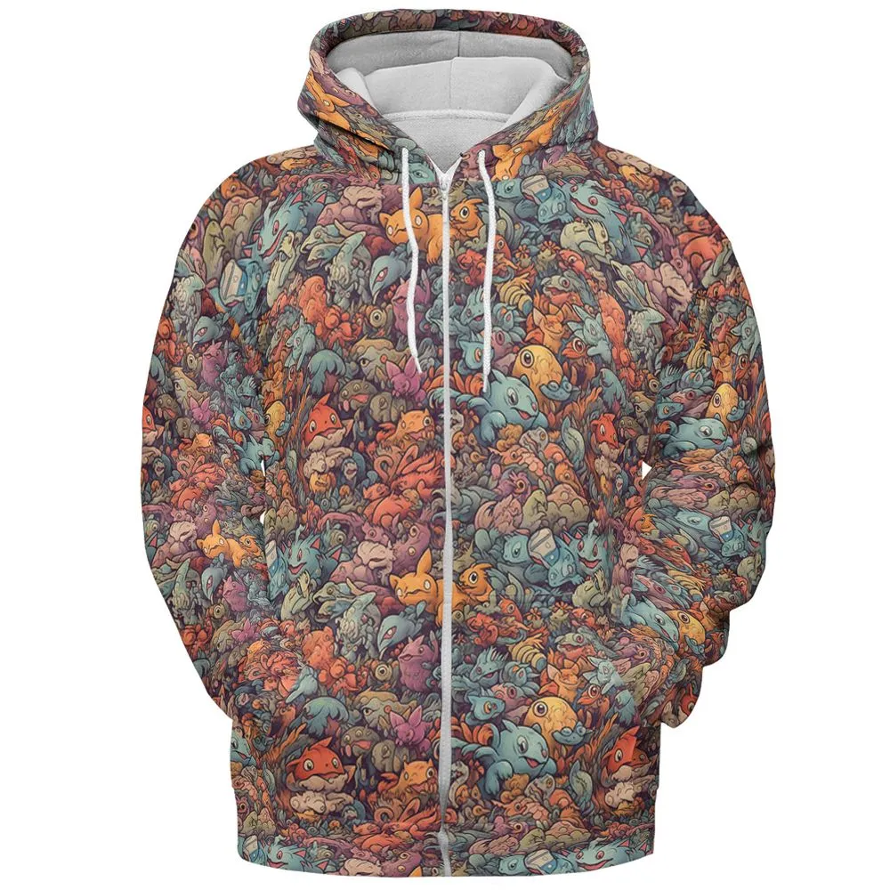 All-over Print Hoodie - P17LFS4Z -  - 3