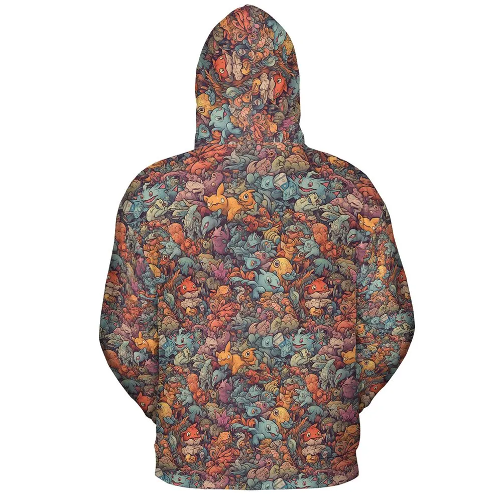 All-over Print Hoodie - P17LFS4Z -  - 4