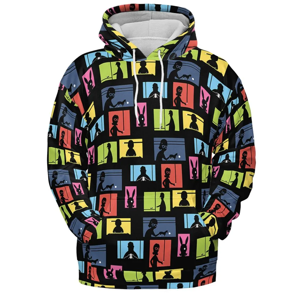 All-over Print Hoodie - ZBH2SNUJ -  - 2