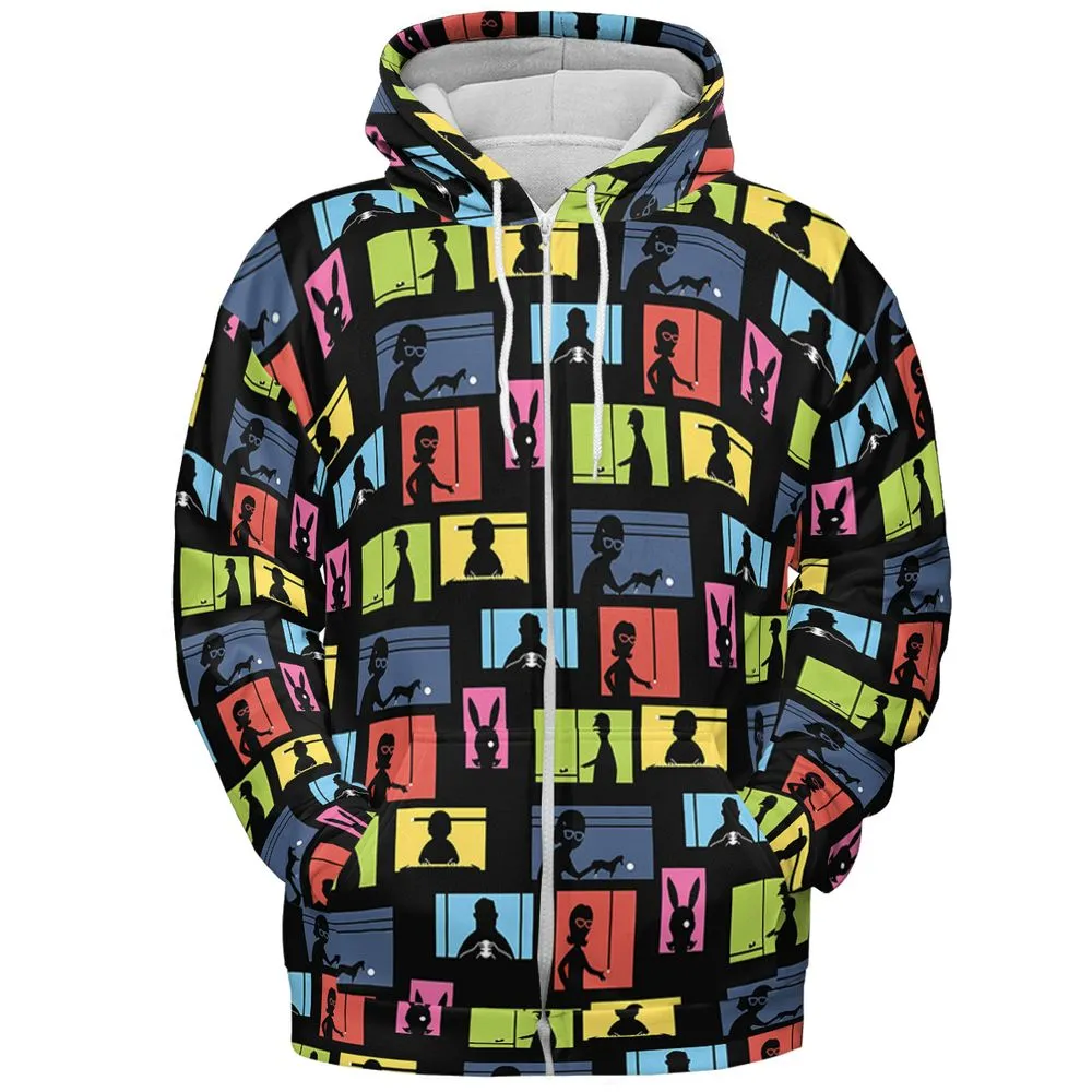 All-over Print Hoodie - ZBH2SNUJ -  - 3