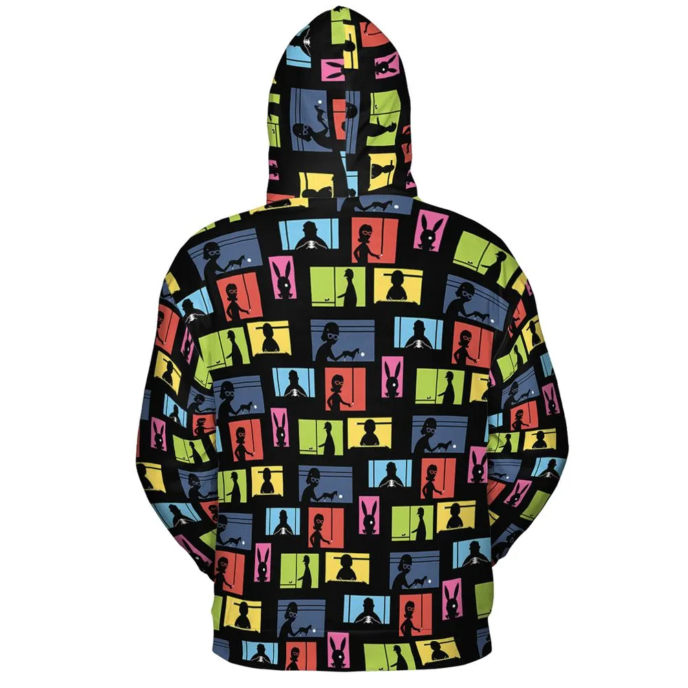 All-over Print Hoodie - ZBH2SNUJ -  - 4