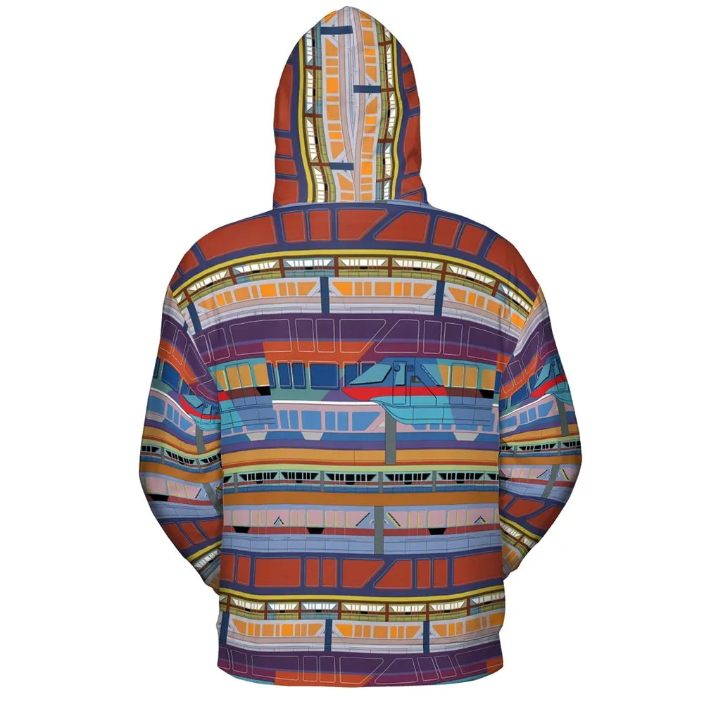 All-over Print Hoodie - YUXFVWEV -  - 4