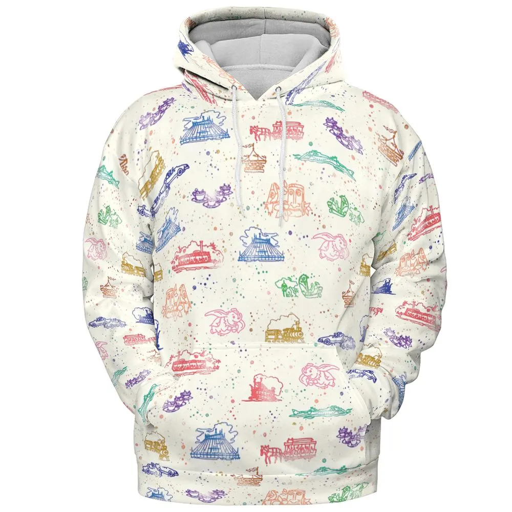 All-over Print Hoodie - W4GC2SA3 -  - 2