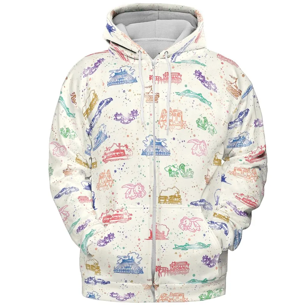 All-over Print Hoodie - W4GC2SA3 -  - 3