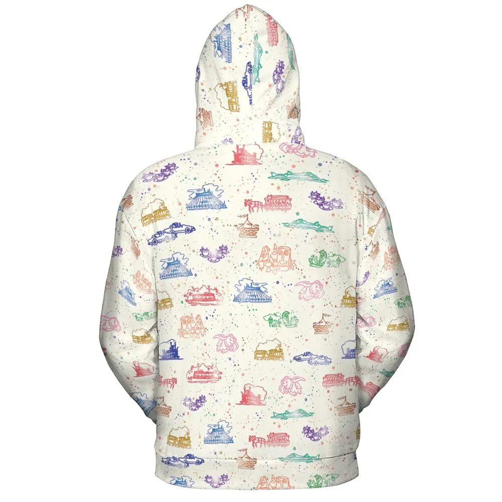 All-over Print Hoodie - W4GC2SA3 -  - 4