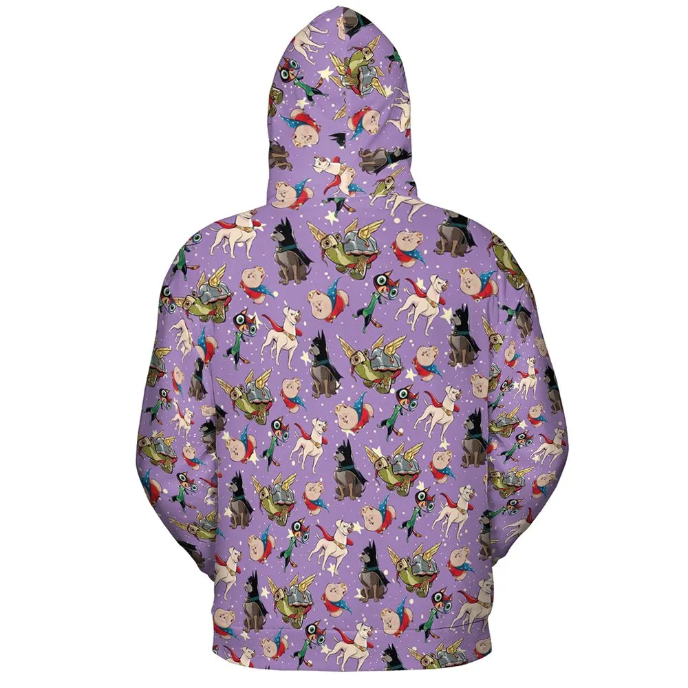 All-over Print Hoodie - W9P45VU7 -  - 4