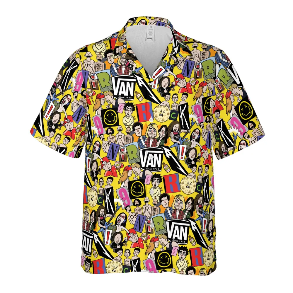 90s Rock Hawaiian Shirt - 2