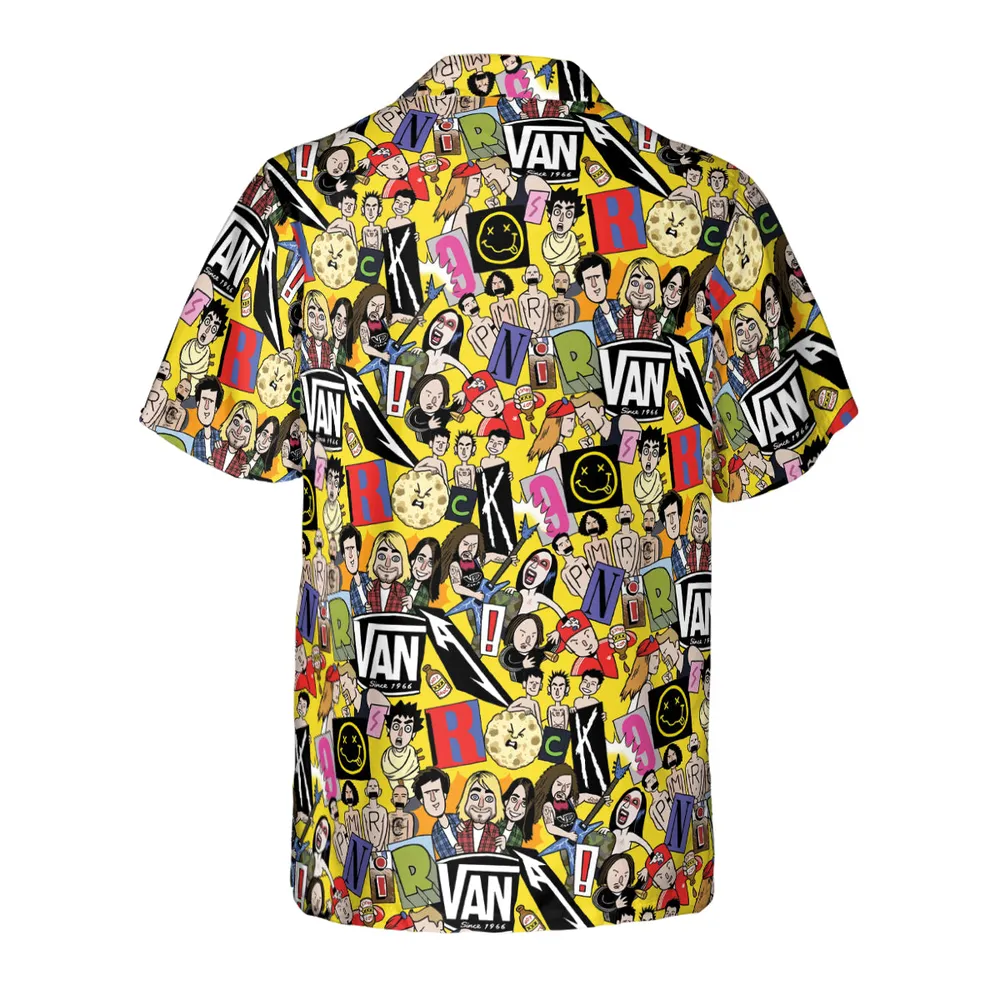 90s Rock Hawaiian Shirt - 3