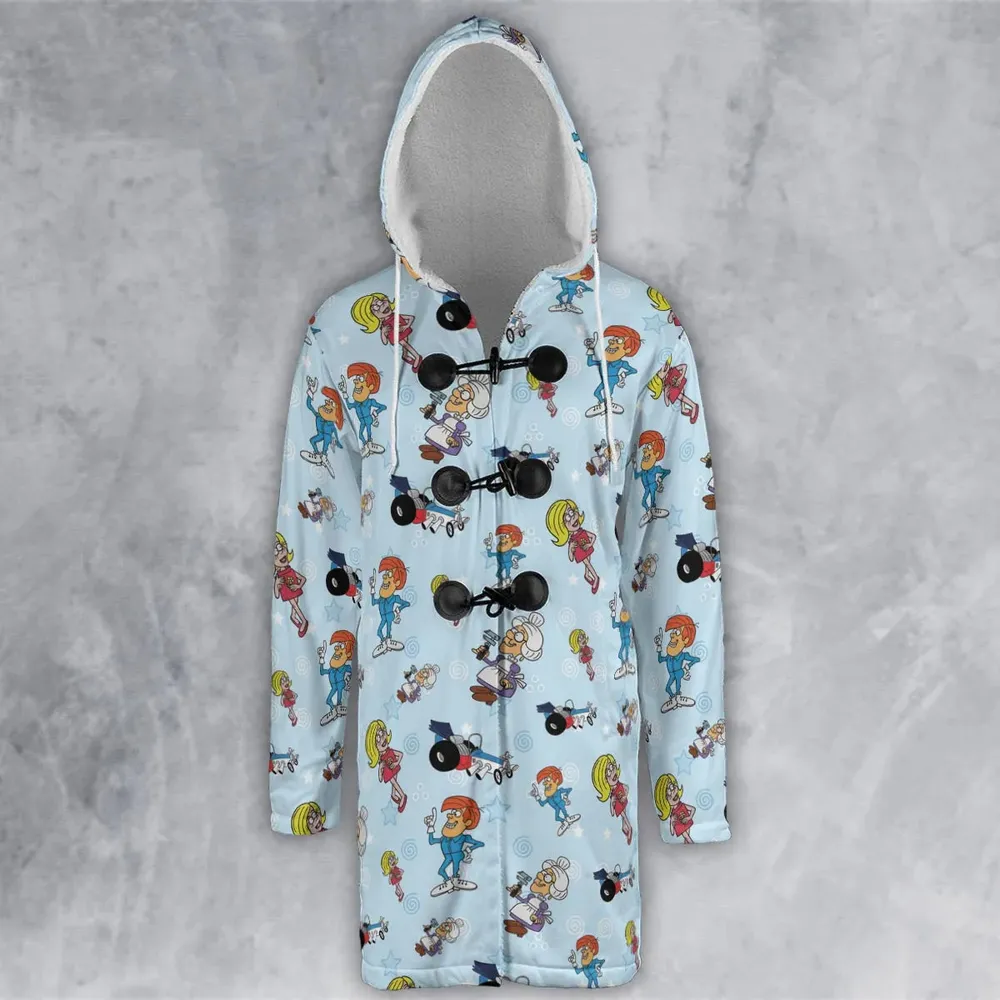 Retro Racer Tom Slick Hooded Cloak Coat - 2