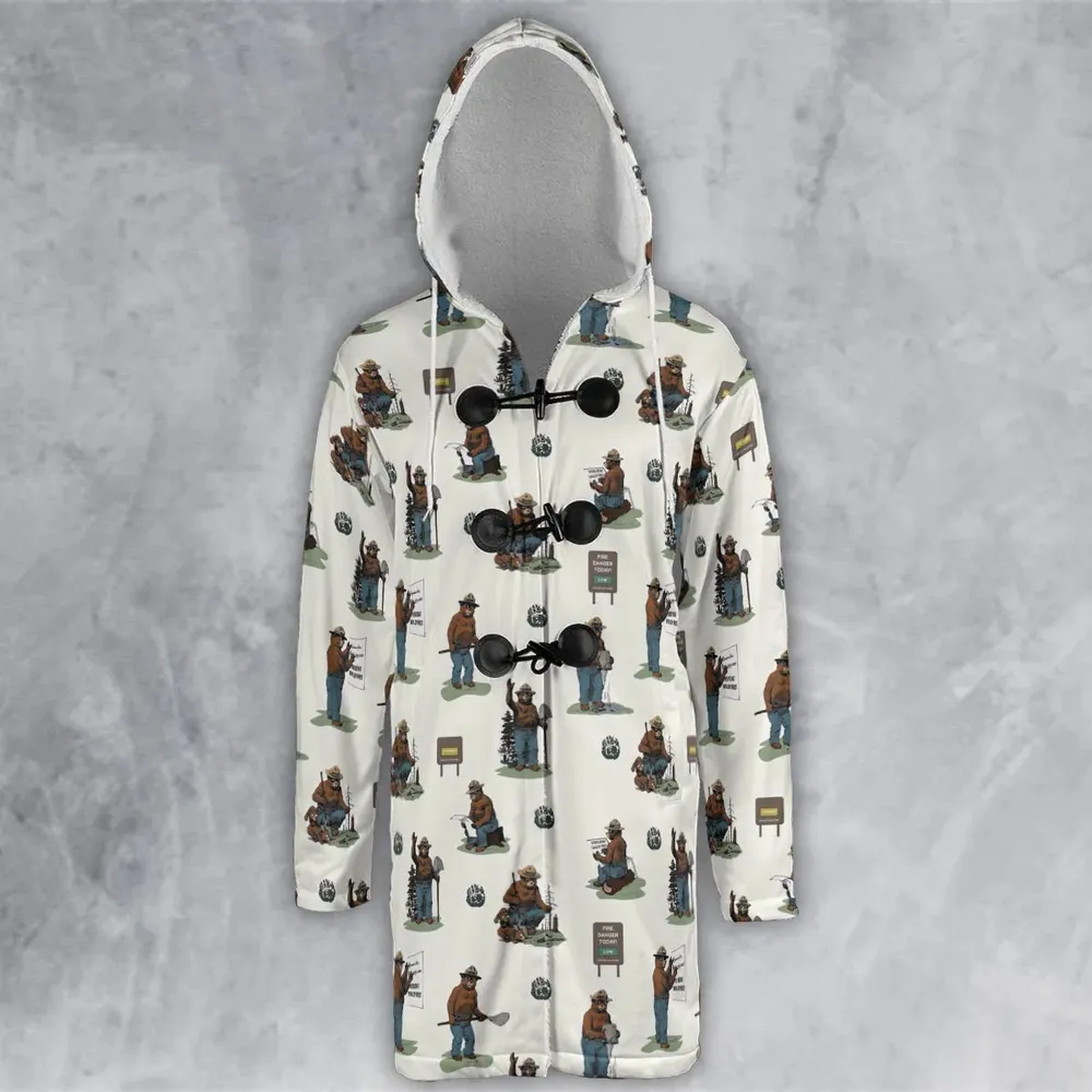 Smokey The Bear Hooded Cloak Coat - 2