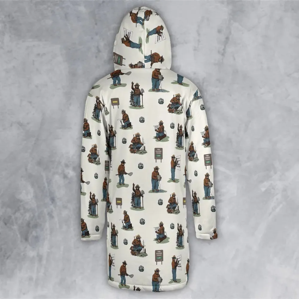 Smokey The Bear Hooded Cloak Coat - 3