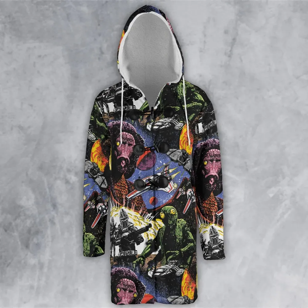 Galactic War Battlestar Galactica Hooded Cloak Coat - 2