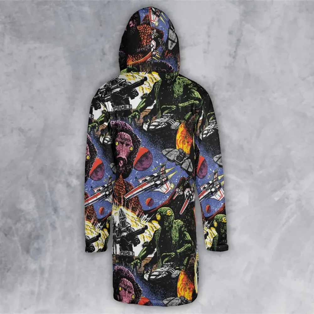 Galactic War Battlestar Galactica Hooded Cloak Coat - 3