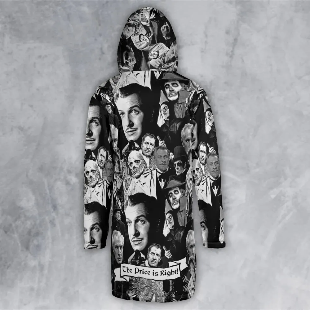 Horror Characters The Many Faces Of Vincent Price Hooded Cloak Coat - 3