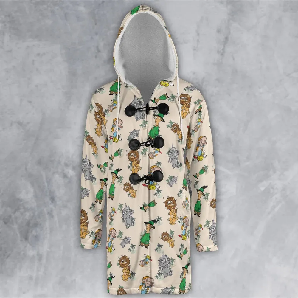 Cartoon Mashup Ed, Edd n Eddy Hooded Cloak Coat - 2