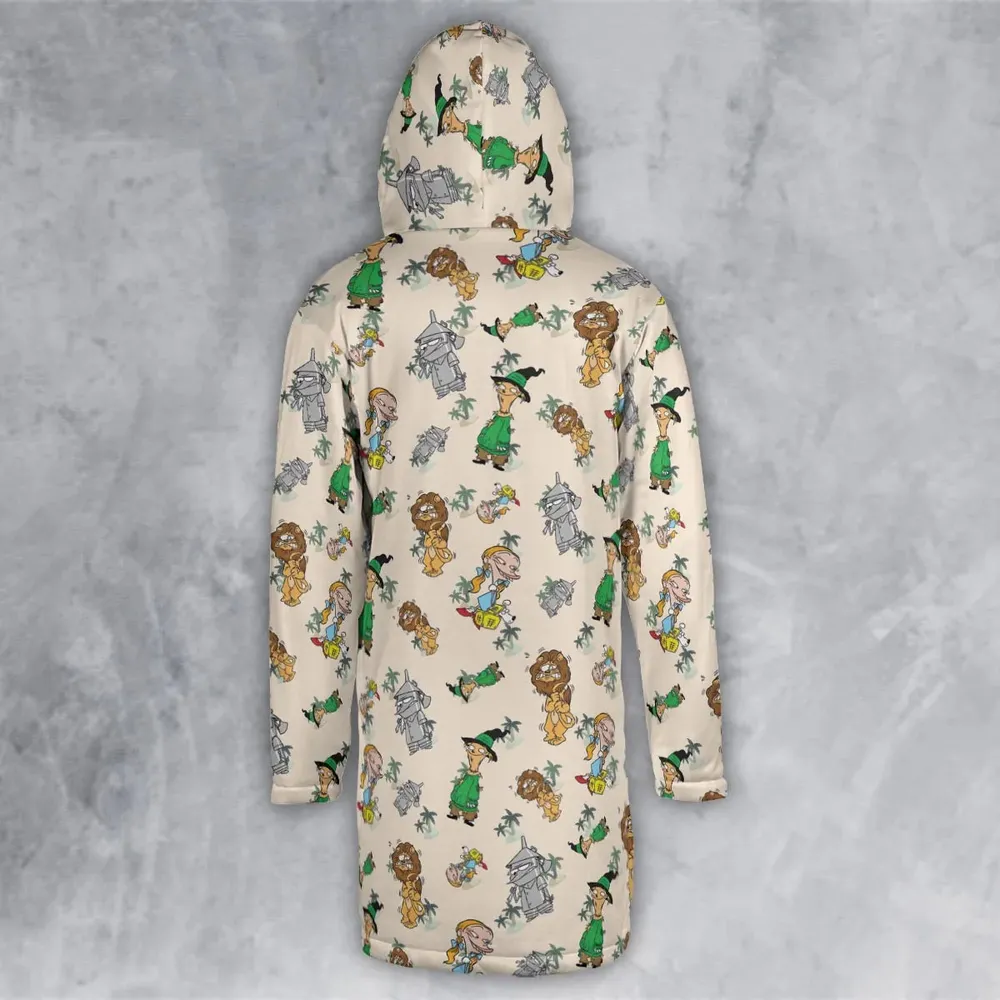 Cartoon Mashup Ed, Edd n Eddy Hooded Cloak Coat - 3
