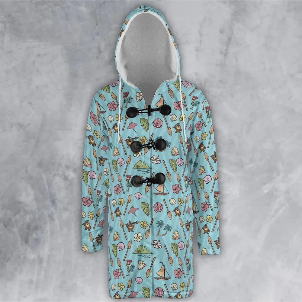 Ocean Vibes Moana Hooded Cloak Coat - 2