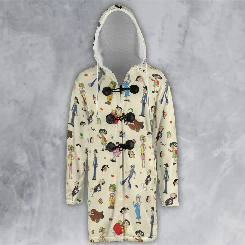 El Chavo Cartoon Characters Hooded Cloak Coat - 2
