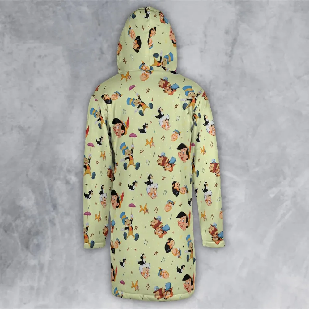 I Can't Stop Lying Pinocchio Hooded Cloak Coat - 3