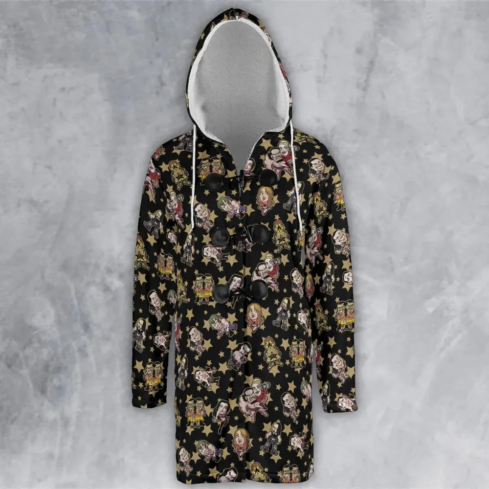 Wrestlers Mini Icons Hooded Cloak Coat - 2