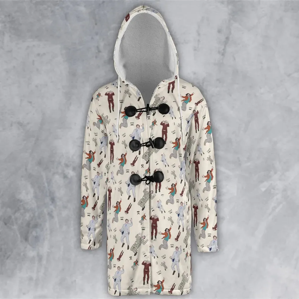 News Team Assemble Anchorman Hooded Cloak Coat - 2
