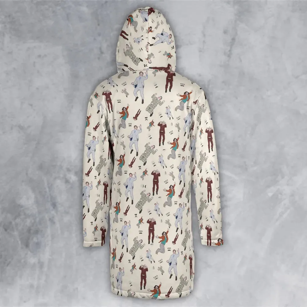 News Team Assemble Anchorman Hooded Cloak Coat - 3