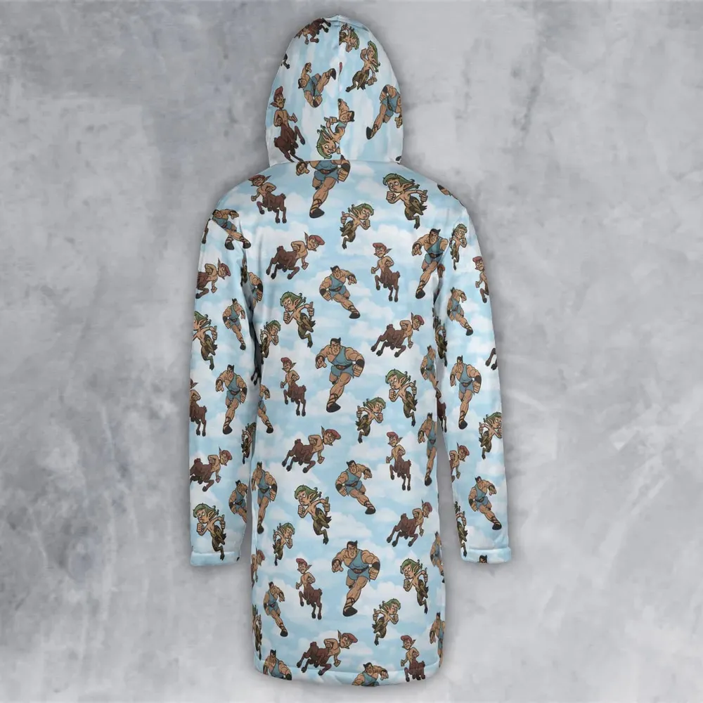 The Mighty Hercules Hooded Cloak Coat - 3