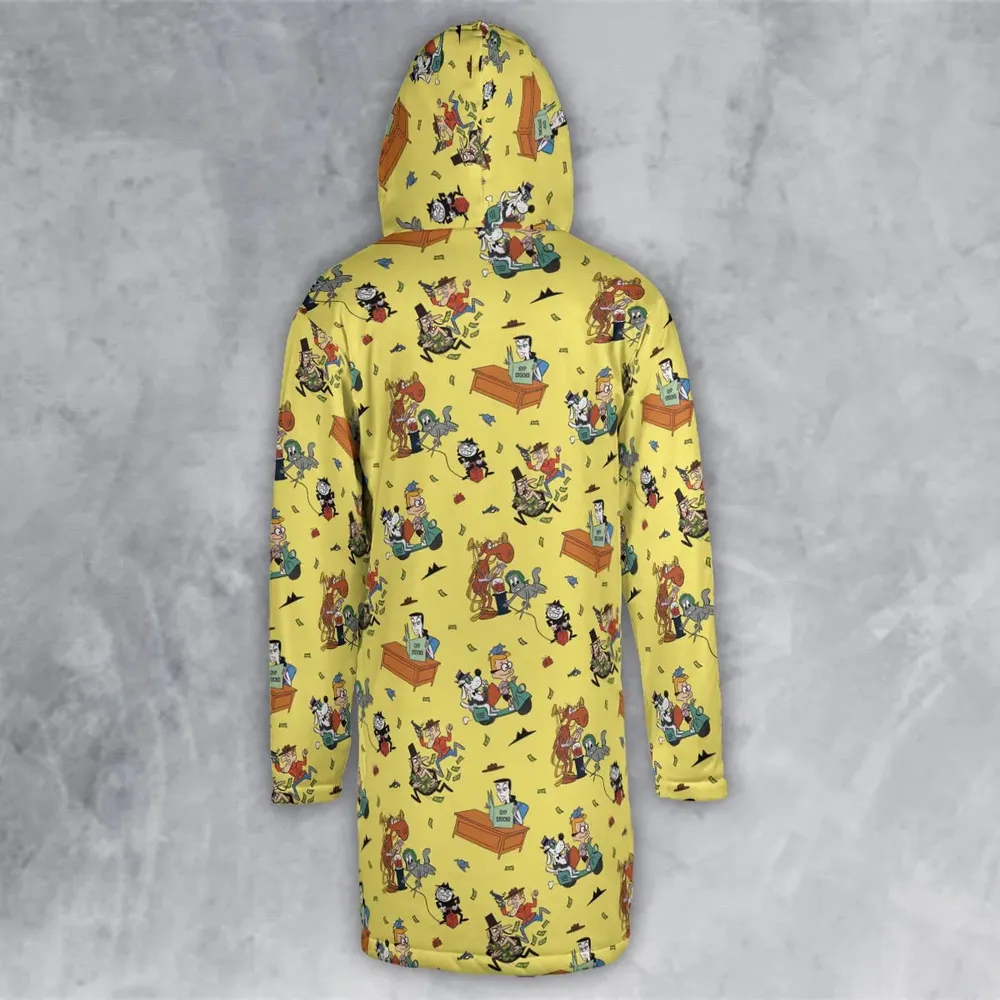Moose And Squirrel The Adventures of Rocky and Bullwinkle Hooded Cloak Coat - 3