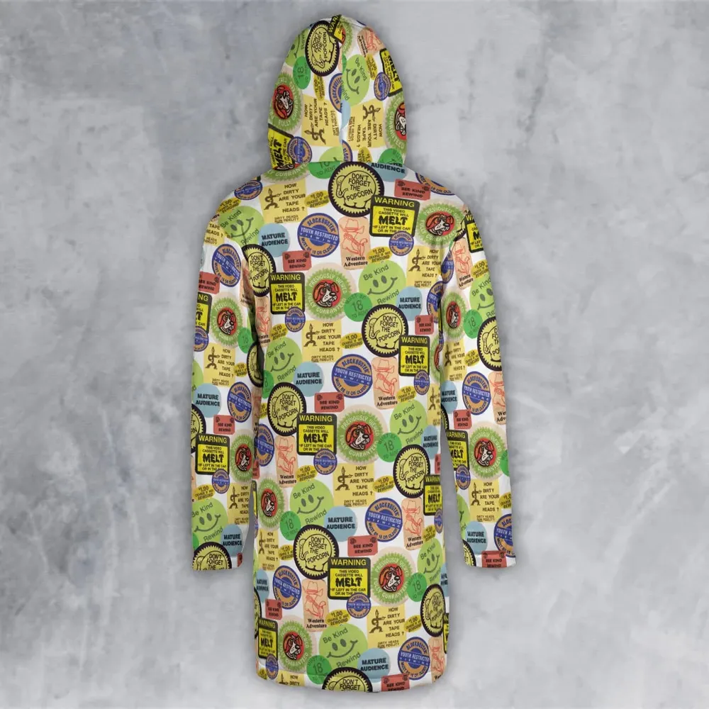 1976 Future Is Here VHS Hooded Cloak Coat - 3
