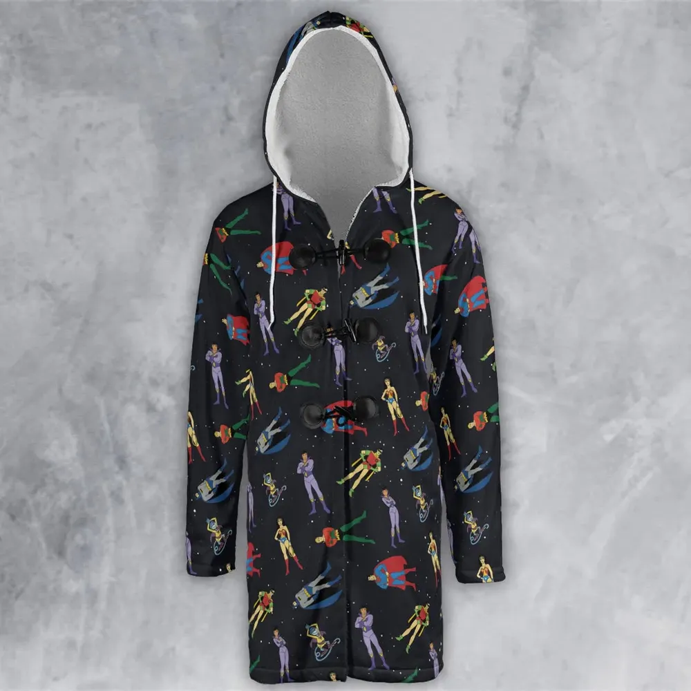 The Super Powers Team Super Friends Hooded Cloak Coat - 2