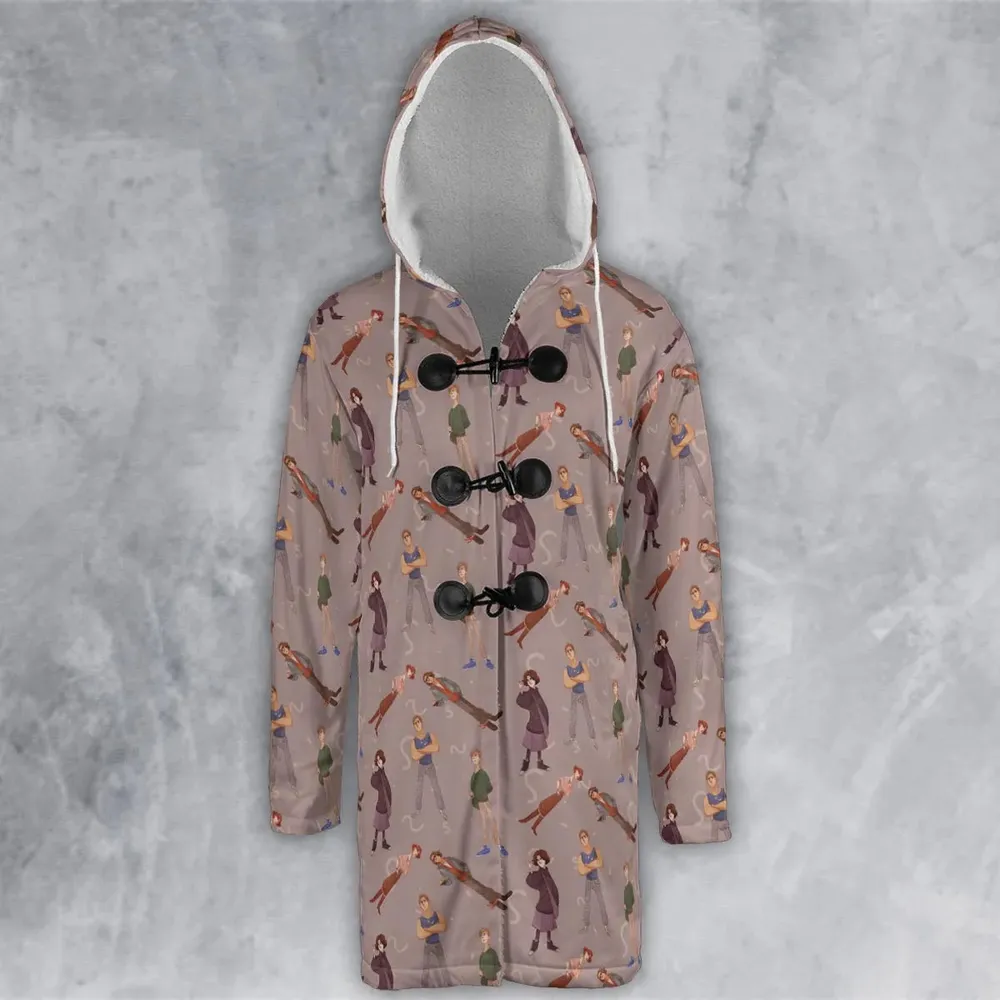 High School Icons The Breakfast Club Hooded Cloak Coat - 2