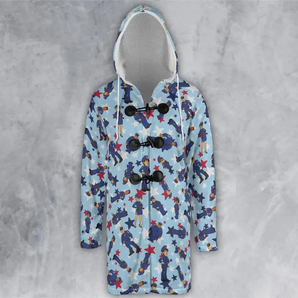 Police Academy Cartoon Characters Hooded Cloak Coat - 2