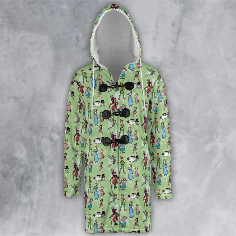 Neverland Doodles Peter Pan Hooded Cloak Coat - 2
