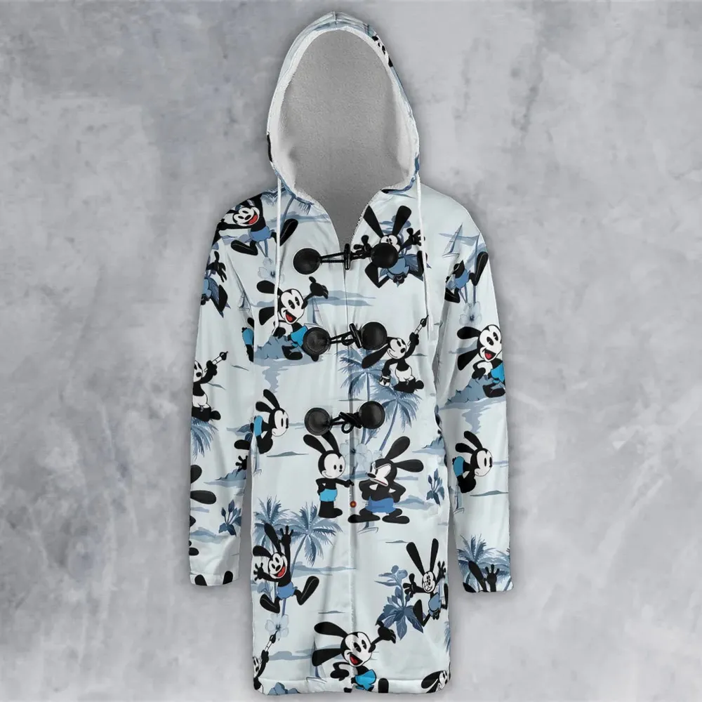Oswald the Lucky Rabbit Hooded Cloak Coat - 2