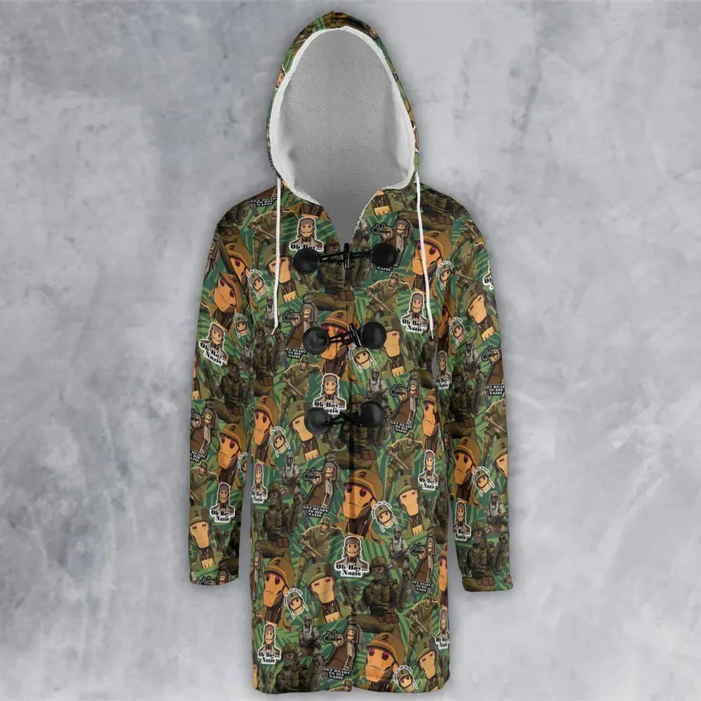 GI Robot Creature Commandos Hooded Cloak Coat - 2