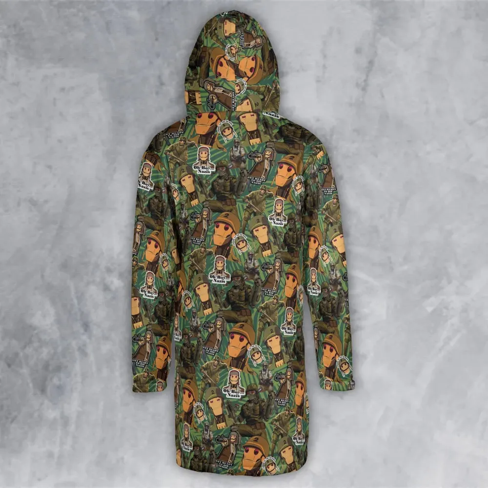 GI Robot Creature Commandos Hooded Cloak Coat - 3
