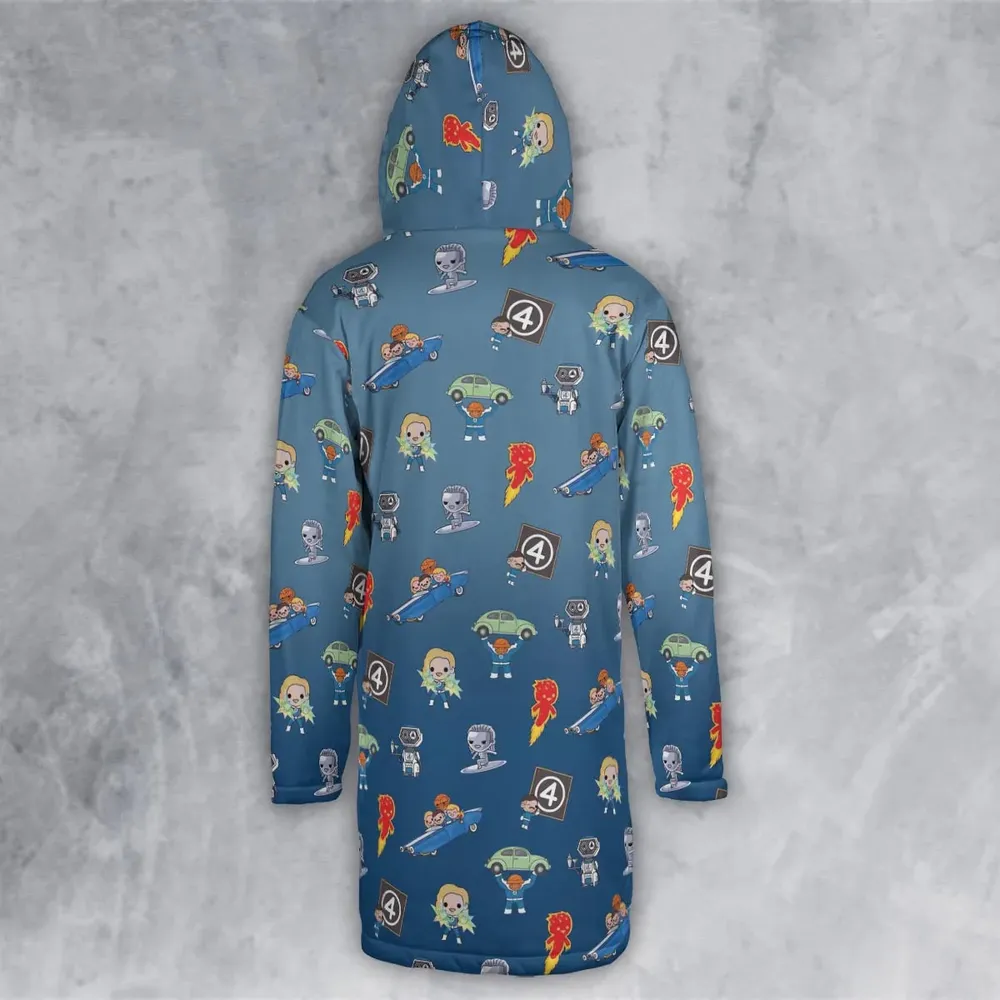 Power Up Fantastic Four Hooded Cloak Coat - 3