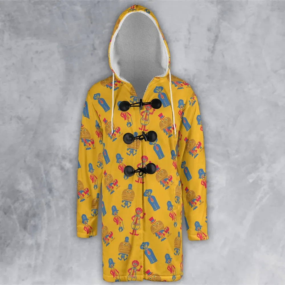 Mcdonaldland Lineup Hooded Cloak Coat - 2