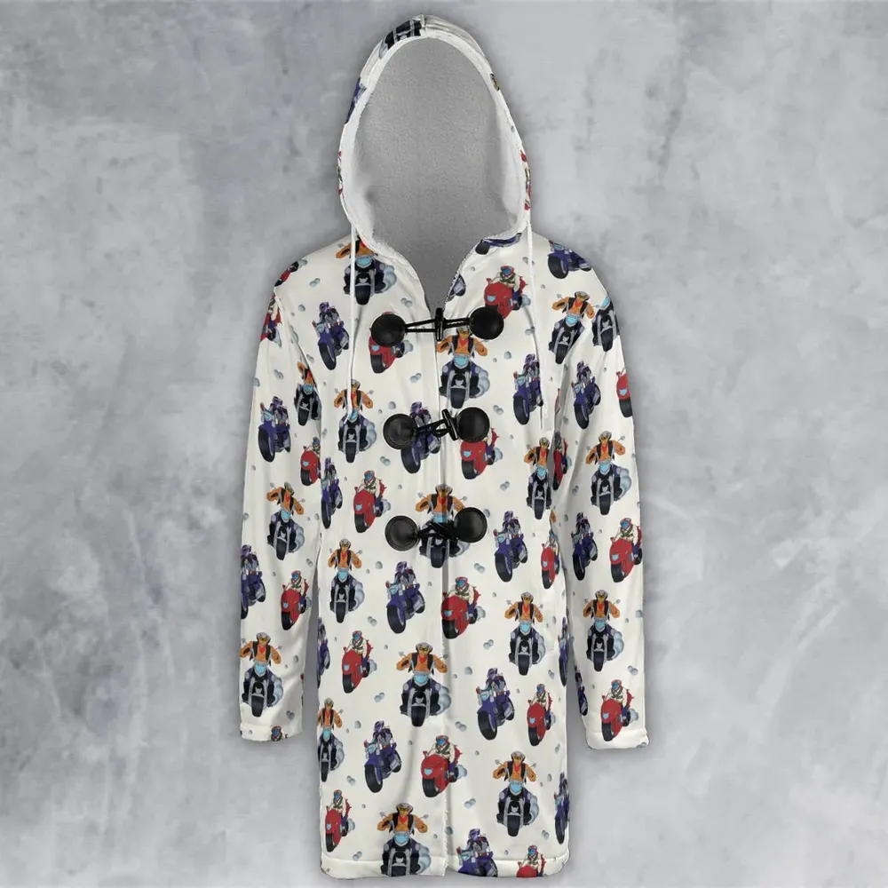 Biker Mice Characters Hooded Cloak Coat - 2