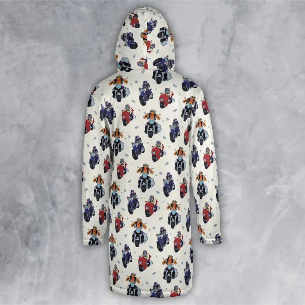 Biker Mice Characters Hooded Cloak Coat - 3