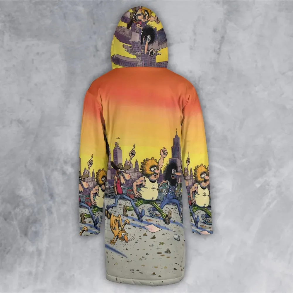 The Fabulous Furry Freak Brothers Hooded Cloak Coat - 3